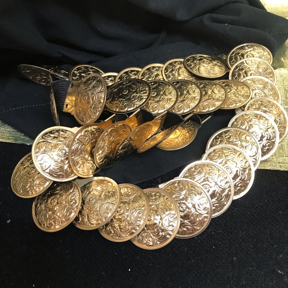 Gold and black belt